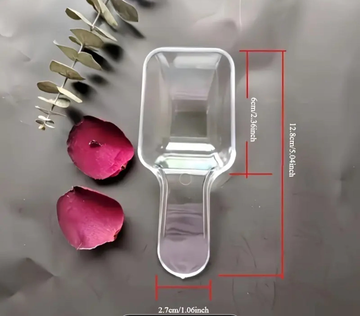 Acrylic Food Scoop - Pack of 5