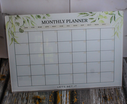 AF Monthly Desk Planner - self standing and reusable