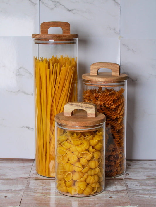 DH Wood Handle Jar